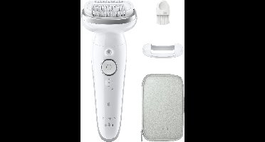 Braun Silk·épil 9 - Epilator Voor Eenvoudige Ontharing - Langdurig Gladde Huid - 9-011 - Wit/Zilver