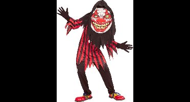 Clown met groot hoofd kostuum voor tieners - Verkleedkleding