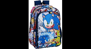 Sonic The Hedgehog - Rugzak - BOOM - 42 cm - Laptop / tablet vak - High Quality
