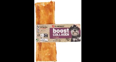 Flamingo Snack Boost Strips met kip & collageen per stuk 30 gram