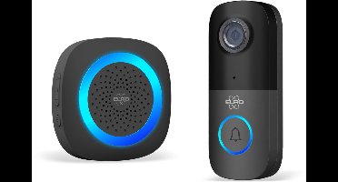 ELRO DV2000IP Wifi IP Video Deurbel – met Binnenunit – 1080P Full HD – Opname bij aanbellen of beweging - IP55 Waterdicht