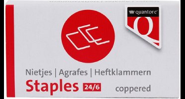 Quantore 24/6 Verzinkte Standaard Nietjes - Pakket van 5000 Stuks