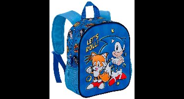 Sonic The Hedgehog Rugzak Lets Roll - Hoogte 31cm