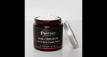 Rose & Patchouli – Bloemig & Zwoel - Biologische Hand- & Bodycrème 120ml