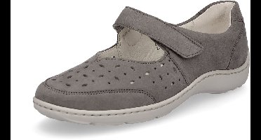 Waldläufer dames leren klittenbandschoen taupe 7.5