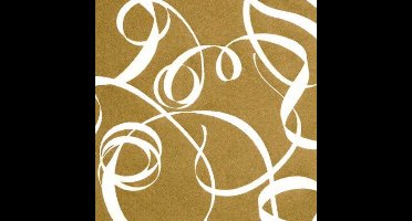 Universeel Kadopapier Goud Wit 30-100 cm - 200m |variant: 50 cm / 200 mtr.