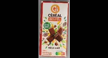 Céréal Chocolade Tablet Melk-Chocolade - 85 gr