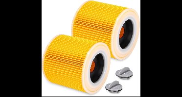 2 x Kärcher WD3-filter, Hoge-efficiëntie HEPA & Smeltfilter voor Kärcher WD2/WD3 Premium, Stofen Allergenverwijdering voor Huishoudelijke Sproeiers