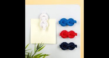 Kikkerland Knoop Magneten (set Van 4)