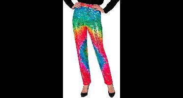 Pailletten Kleurenfestijn Hippie Fest Broek Vrouw