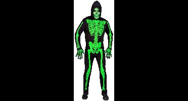 Gif Groene Halloween Skeletman Kostuum