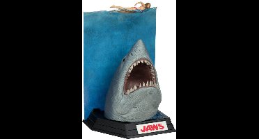 McFarlane Toys Jaws Movie Maniacs PVC Statue Jaws (50th Anniversary) 16 cm Beeld