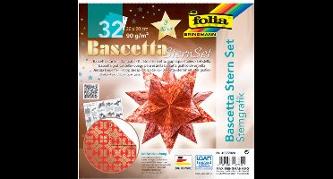 folia vouwblaadjes Bascetta-ster, lila / bedrukt