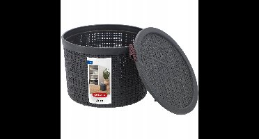 Curver Jute mandje rond 2L Donkergrijs