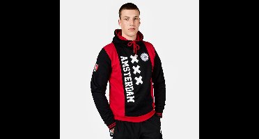 Ajax-hooded sweater rood/zwart XXX senior