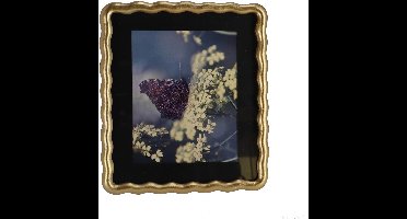 Fotolijst goud metaal 20x25 cm stijlvolle lijst interieur.