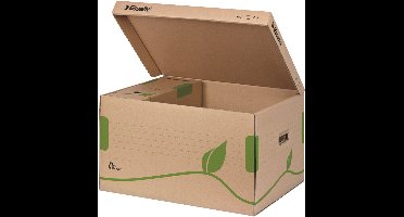 Esselte archief scharnierende dekseldoos SPEEDBOX, DIN A4, wit/rood,