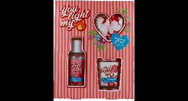 Source Balance Massage Olie met Kaars Geschenkset 1ST