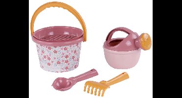 Rubo Toys strandset Little Dutch Pink Flower 5-delig kunststof.