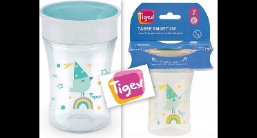 Tigex | Slimme mok | drinkbeker | 360° | 9+ m | 250 ml | turkoois 9+ m