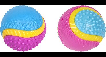 Flamingo - Hondenspeelgoed Senses Ball - Multicolor - 8 x 8 x 8 cm