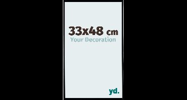 Your Decoration - Fotolijst 33x48 cm - Kunststof - Zwart Mat - Evry