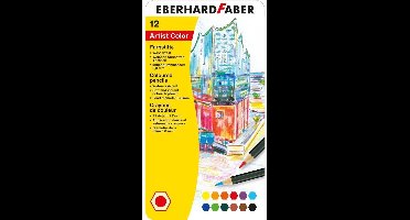 Eberhard Faber kleurpotloden - Artist Color - 12 stuks - metaaletui - EF-516112