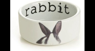 Beeztees Voerbak Keram eetb snapshot konijn 11,5x4