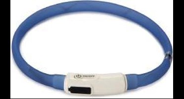 Beeztees Safety Gear Dogini - Hondenhalsband - USB - Blauw - 35x1 cm
