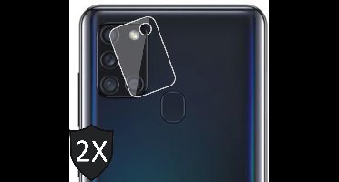 Camera Screenprotector geschikt voor Samsung A21s - 2x Screen Protector Glas