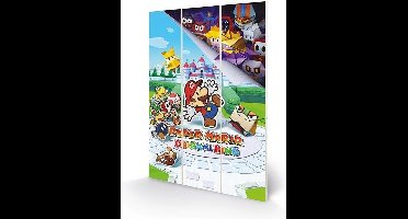 PAPER MARIO - The Origami King - Wood Print 20x29.5