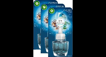 Air Wick Elektrische Geurverspreider Luchtverfrisser - Life Scents Turquoise Oase Navulling - 3 Stuks - Voordeelverpakking