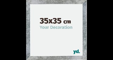 Your Decoration - Fotolijst 35x35 cm - MDF - IJzer Geveegd - Mura
