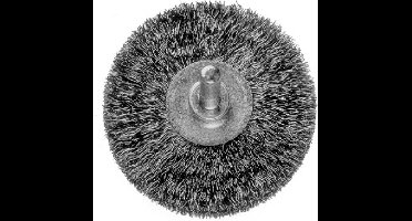 Osborn stiftborstel 50mm messingdraad 0.20mm stift 6mm ( a 1 st )