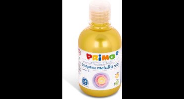 Metallic Verf – Geel - PRIMO Verf – Gele Metallic Verf – Glanzende Verf – Waterbasis Verf – Verf Voor Papier – Verf Voor Karton – Verf Voor Hout – Metallic Hobbyverf - 300ml