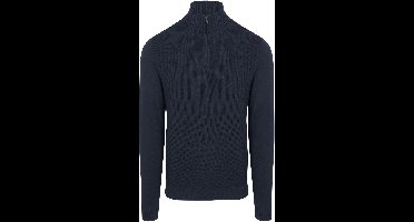 McGregor Half Zip Trui Merinowol Navy - Maat XXL - Heren - Pullovers
