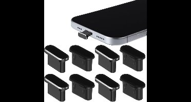 8 Pcs USB C Type Dust Plug Cover - Compatibele Oplaadpoort Protector - Anti-Dust Cover - 4 Pcs Aluminium Legering en 4 Pcs Siliconen voor Alle Type-C Apparaten - Laptops - Tablets - Smartphones