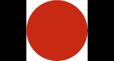 Waterverf, H: 16 mm, d 44 mm, rood, 6 stuk/ 1 doos