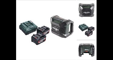 Metabo R 12-18 DAB+ BT accu bouwradio 12-18 V DAB+ + 2x accu 4,0 Ah + oplader