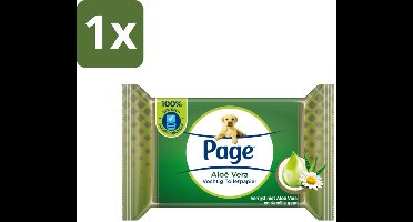 1 x Page – Vochtig Toiletpapier – Aloe Vera – 38 doekjes - Koffiezetapparaat