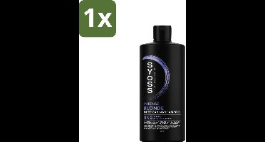 1 x SYOSS - Blonde - Shampoo - Langdurige Styling - 440ml - Blonde Shampoo - Blonde Haar - Kleurboost Shampoo - Gele Tint Neutraliseren - Salonwaardige Shampoo