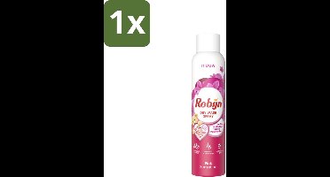 1 x Robijn - Pink Sensation - Dry Wash Spray - 200 ml - Dry Wash Spray - Kleding Opfrissen - Geurige Kleding - Kleding Fris Maken - Geur Neutraliseren