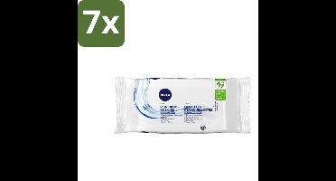 NIVEA - Reinigingsdoekjes - Verfrissend - Verwijdert Waterbestendige Make-up - 7 Doekjes - Bulkverpakking - 7 stuks