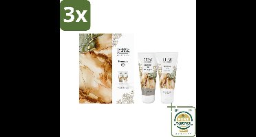 3 x Therme - Hammam - Geschenkset - Cadeau - Verzorgend - Grootverpakking - Hammam Geschenkset - Huidverzorging - Scrub - Douchegel - Natuurlijke Klei