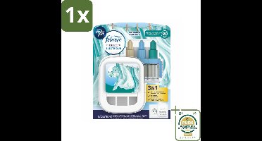 1 x Ambi Pur - 3Volution - Starterkit - Fresh Linnen - 20 ml- Geurwisseltechnologie - Automatische Geurwisseling - Frisse Linnengeur - Luchtverfrisser - Geurverspreiding