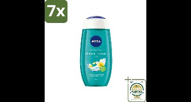 7 x NIVEA - Douchegel - Hawaii Bloem & Olie - Verzorgend & Verfrissend - 250 ml - Grootverpakking - Douchegel Hawaiibloem - Huid Verzorging - Huid Hydriatatie - Zijdezacht Schuim - Huidgevoel