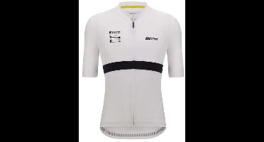 Santini Pirelli Korte Mouw Wielertrui Wit M Man