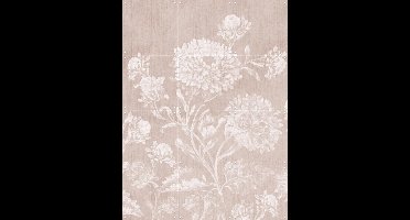 IXXI Faded baroque flowers, Bloomery Decor - 60 x 80 cm - Gratis ophangtool - Grote wanddecoratie en posters - Vintage, Bloemen