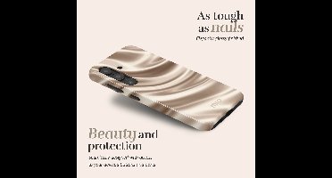 Mio by Mobilize Hoesje geschikt voor Samsung Galaxy S25 FE MagSafe Telefoonhoesje Hardcase | Mio by Mobilize Backcover | Geschikt voor MagSafe | Geschikt voor Draadloos Opladen met Magnetische Ring | Geschikt voor MagSafe Case - Silky Dreams | Goud