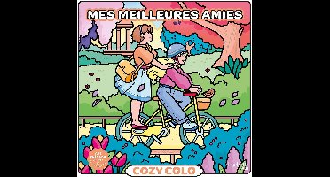 Atelier Créatif Autres licences Cozy Colo COZY COLO - MES MEILLEURES AMIES / My Best Friends - Hachette - Kleurboek voor volwassenen en kindern